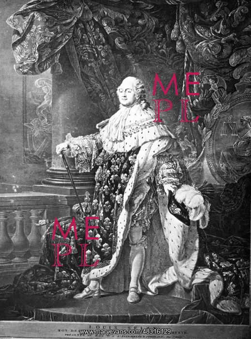 : Louis XVI. Royal portrait of Louis XVI. In the course of the French Revolution, he : Louis XVI. Royal portrait of Louis XVI. In the course of the French Revolution, he
