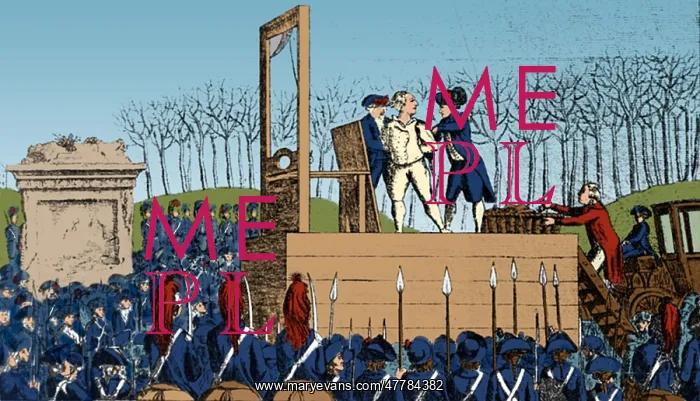 : Louis XVI Led to Guillotine, 1793 : Louis XVI Led to Guillotine, 1793