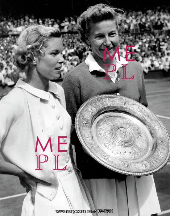 : Louise Brough and Beverly Baker Fleitz, Wimbledon : Louise Brough and Beverly Baker Fleitz, Wimbledon