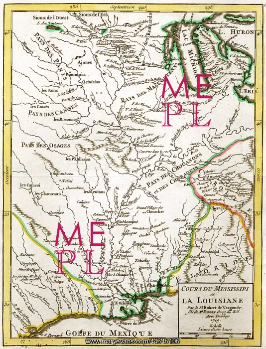 : Louisianna - Course of the Mississippi : Louisianna - Course of the Mississippi