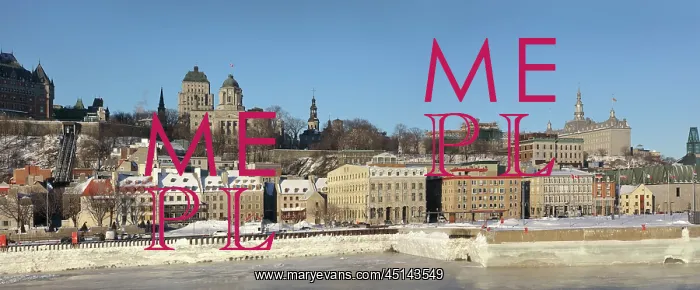 : Louiss St-Laurent Building and Petit Champlain : Louiss St-Laurent Building and Petit Champlain