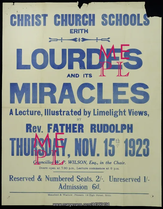 : Lourdes and its miracles. A lecture : Lourdes and its miracles. A lecture
