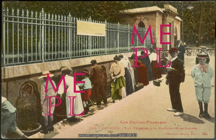: LOURDES PILGRIMS 1905 : LOURDES PILGRIMS 1905