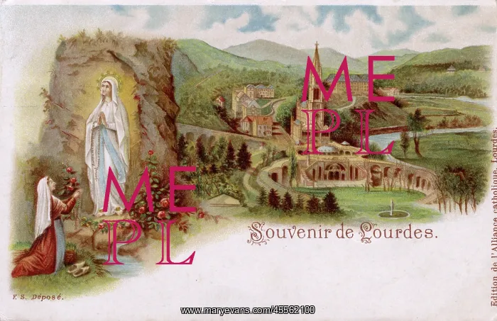 : Lourdes - Praying at the Grotto and the Basilica : Lourdes - Praying at the Grotto and the Basilica