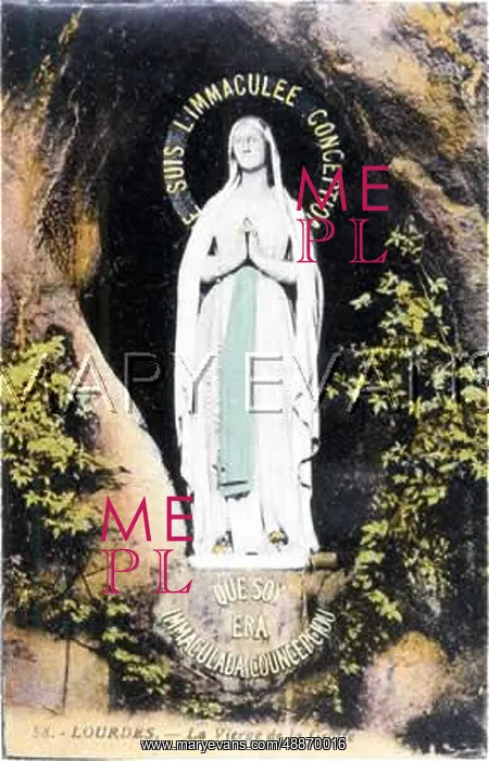 : LOURDES STATUE : LOURDES STATUE