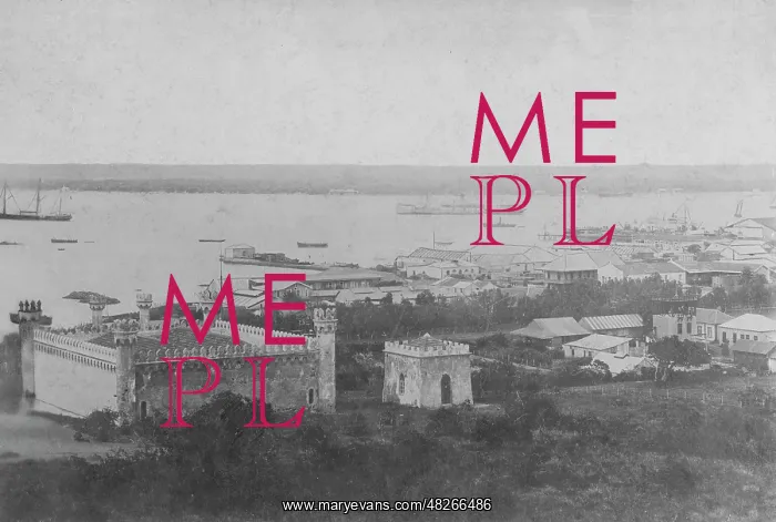 : Lourenco Marques in Mozambique, around 1900 : Lourenco Marques in Mozambique, around 1900