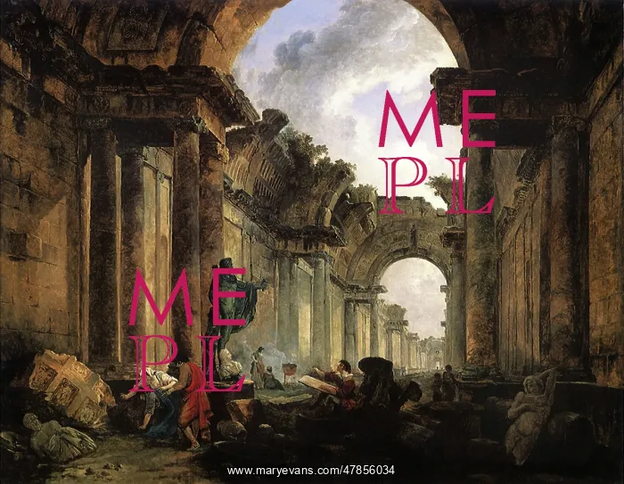  : Louvre Hall in Ruins
