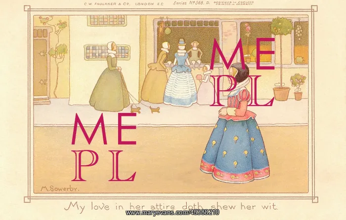 : My Love in Her Attire doth Shew Her Wit : My Love in Her Attire doth Shew Her Wit