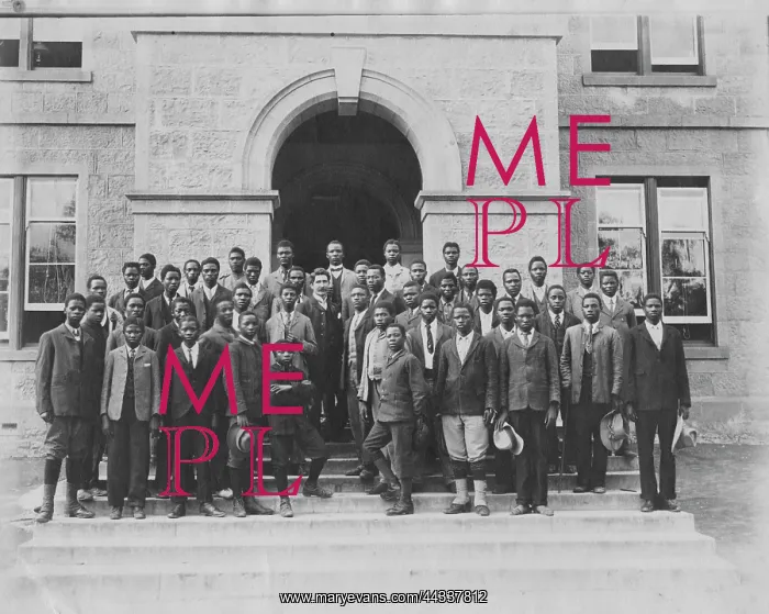 : Lovedale Institution: Mr. Tooke and boys : Lovedale Institution: Mr. Tooke and boys