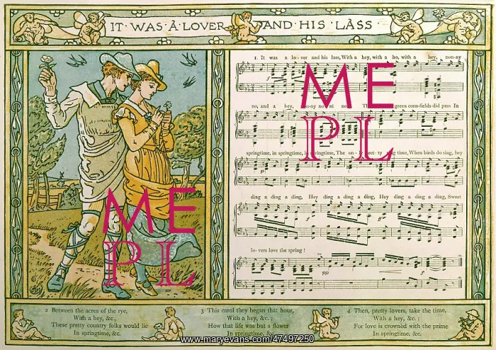 : It Was a Lover and His Lass – young couple : It Was a Lover and His Lass – young couple
