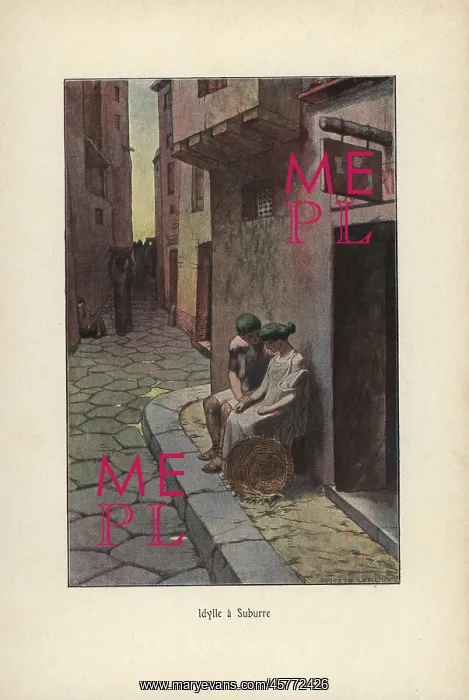 : Lovers in an alley in the low-class red-light : Lovers in an alley in the low-class red-light