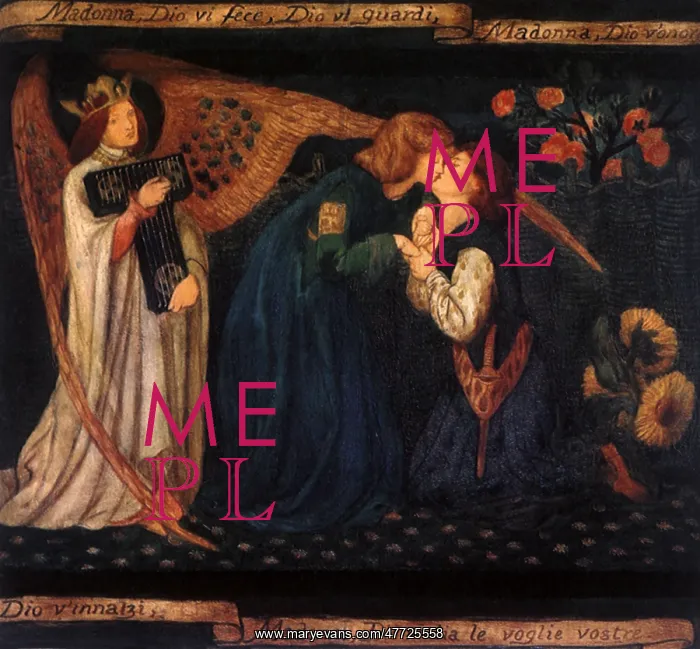 : Love's Greeting, by D G Rossetti : Love's Greeting, by D G Rossetti