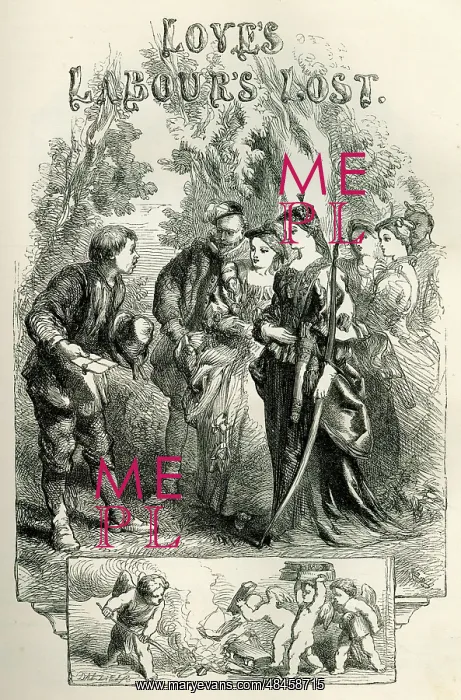 : Love's Labour's Lost - title page : Love's Labour's Lost - title page