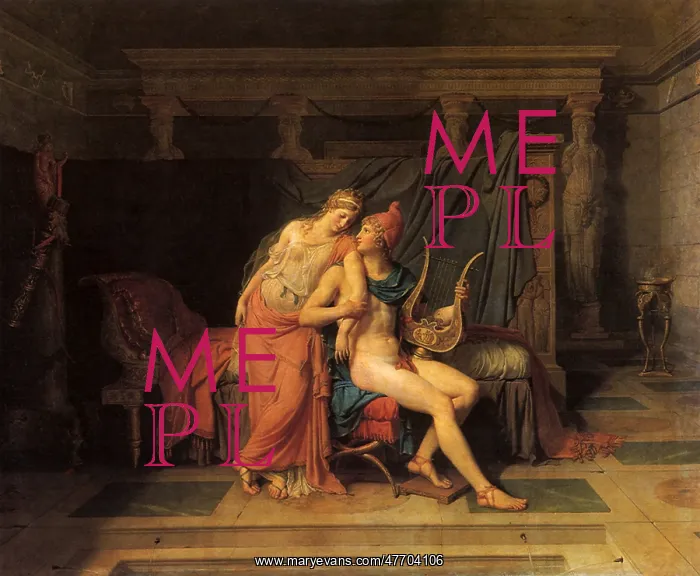 : The Loves of Paris and Helen, by Jacques-Louis David : The Loves of Paris and Helen, by Jacques-Louis David