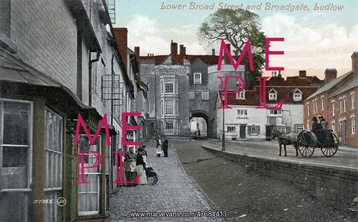  : Lower Broad Street and Broadgate, Ludlow, Shropshire