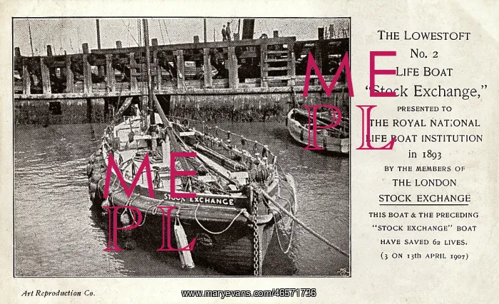 : Lowestoft No.2 Lifeboat Stock Exchange : Lowestoft No.2 Lifeboat Stock Exchange