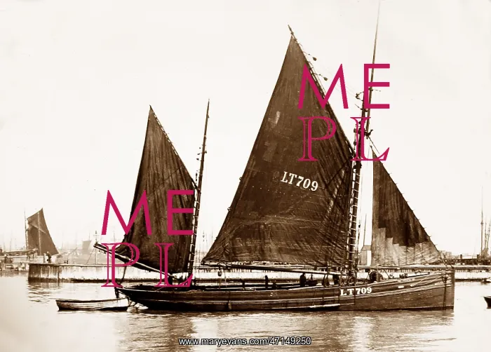  : A Lowestoft registered trawler - Victorian period