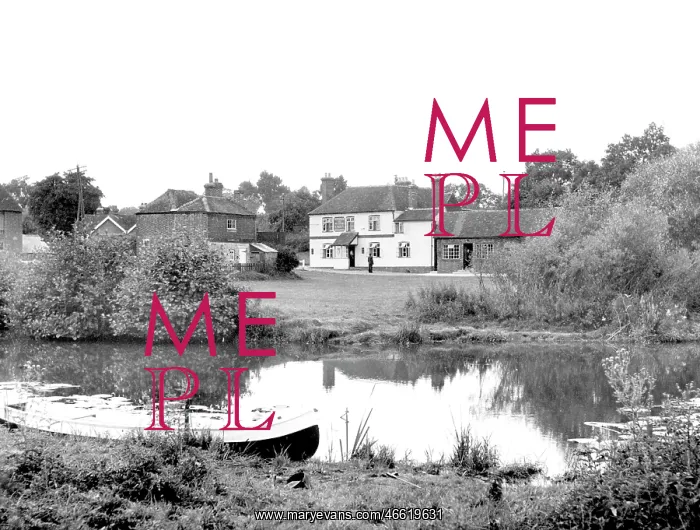  : Loxwood, the Onslow Arms and River c1955