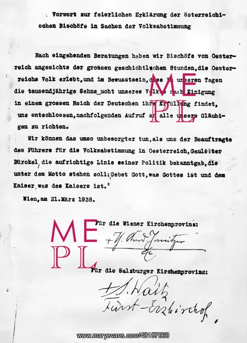 : Loyalty address of the Austrian bishops for the annexation o : Loyalty address of the Austrian bishops for the annexation o