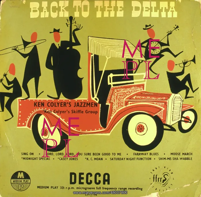 : LP record cover design, Back to the Delta : LP record cover design, Back to the Delta