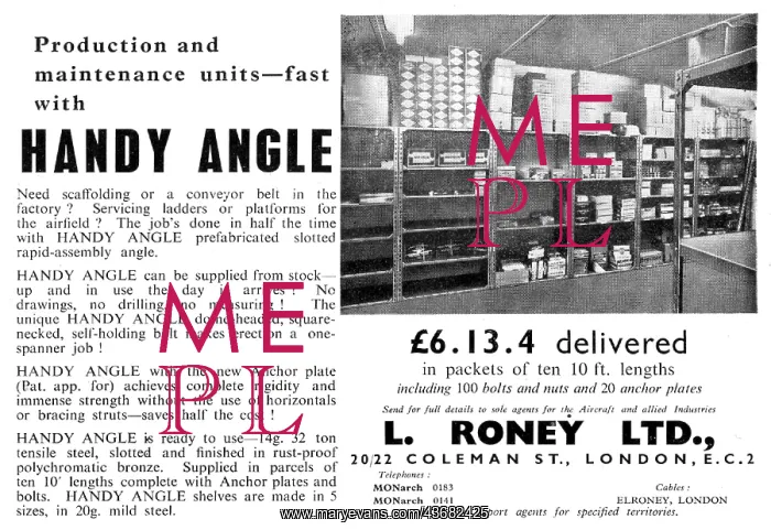 : L.Roney HANDY ANGLE Storage & Racking System : L.Roney HANDY ANGLE Storage & Racking System