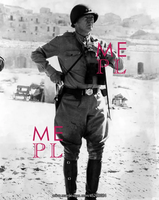 : Lt. General George Patton, Sicily, 1943. ? : Lt. General George Patton, Sicily, 1943. ?
