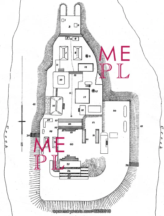 : Lubaantun archaeology - reconstruction of the citadel : Lubaantun archaeology - reconstruction of the citadel