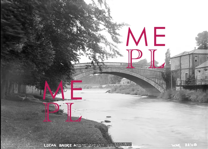 : Lucan Bridge and R. Liffey, Co. Dublin : Lucan Bridge and R. Liffey, Co. Dublin