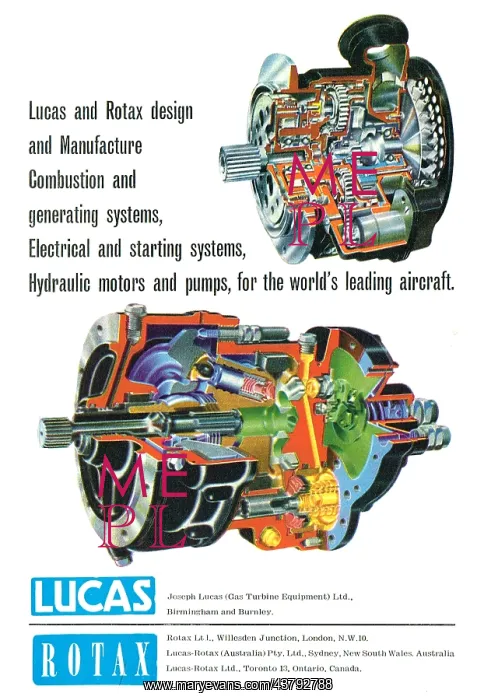 : Lucas & Rotax Combustion & Power Generating Systems : Lucas & Rotax Combustion & Power Generating Systems