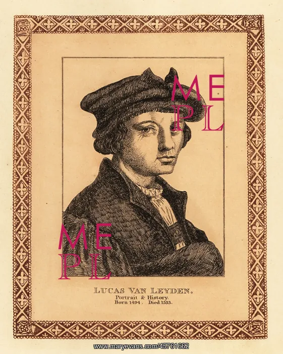 : Lucas van Leyden, Dutch history painter, portraitist : Lucas van Leyden, Dutch history painter, portraitist