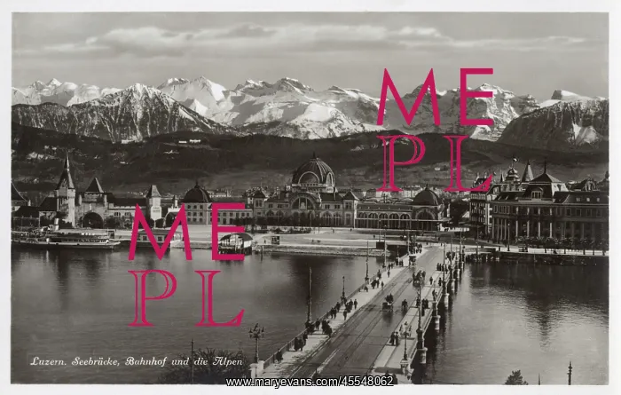 : Lucerne, Switzerland on Lake Lucerne : Lucerne, Switzerland on Lake Lucerne
