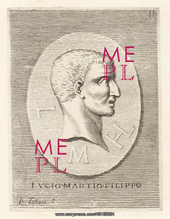 : Lucius Marcius Philippus, senator in the late : Lucius Marcius Philippus, senator in the late