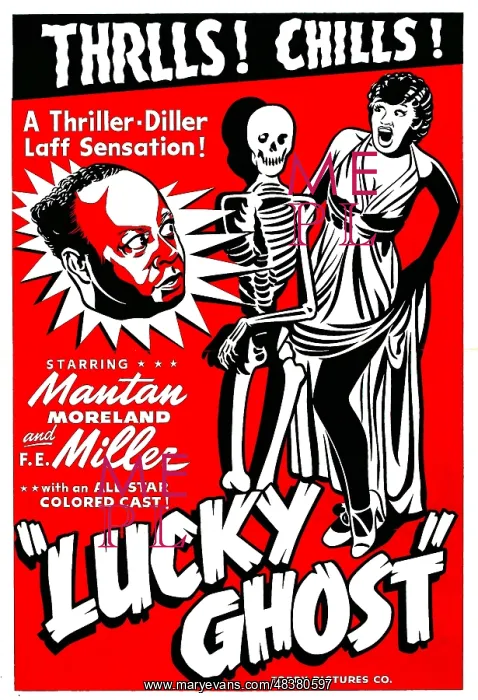 : Lucky Ghost a 1941 all-black horror comedy starring : Lucky Ghost a 1941 all-black horror comedy starring