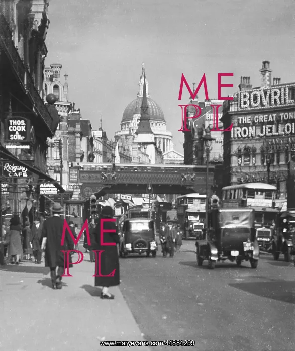 : LUDGATE CIRCUS 1930S : LUDGATE CIRCUS 1930S