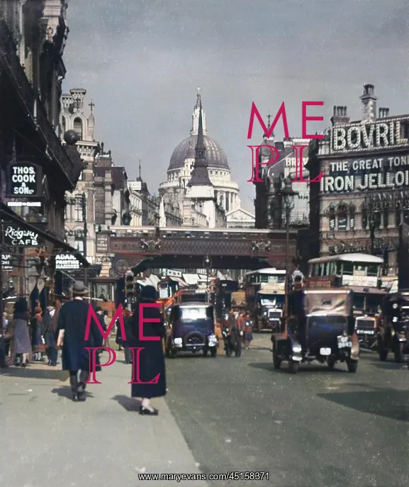 : LUDGATE CIRCUS 1930S : LUDGATE CIRCUS 1930S