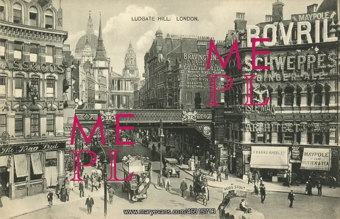  : Ludgate Circus and Hill, London