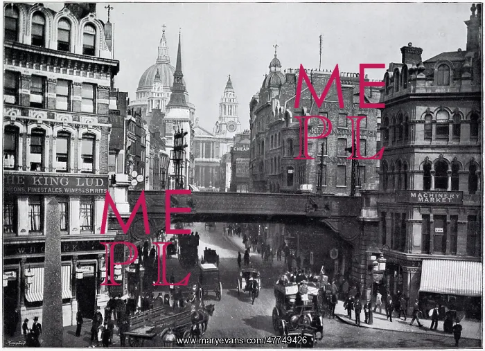 : Ludgate Circus, London 1896 : Ludgate Circus, London 1896