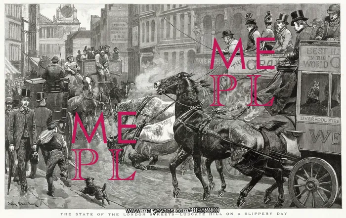 : Ludgate Hill 1889 : Ludgate Hill 1889
