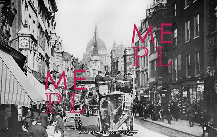 : Ludgate Hill Circus, 1898 : Ludgate Hill Circus, 1898