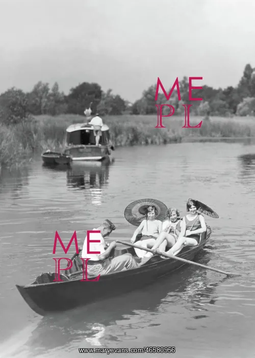  : Ludham, Boating, Womack Water c1950