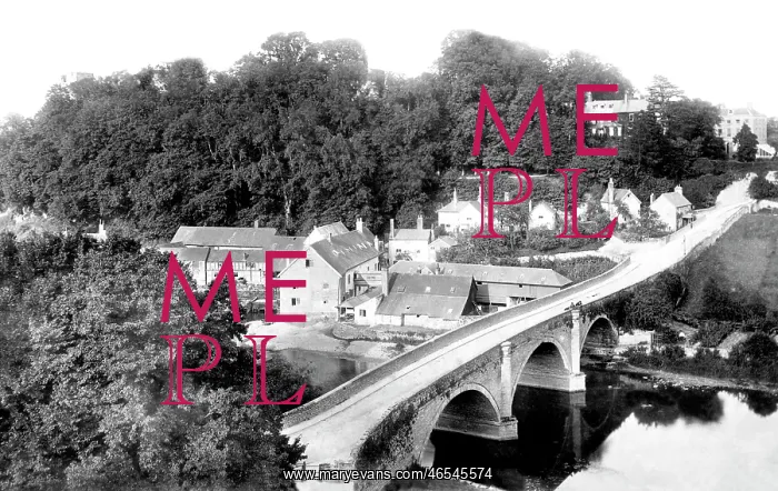  : Ludlow, Dinham Bridge and Castle Hill 1892