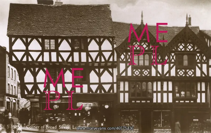  : Ludlow, Shropshire - Corner of Broad Street