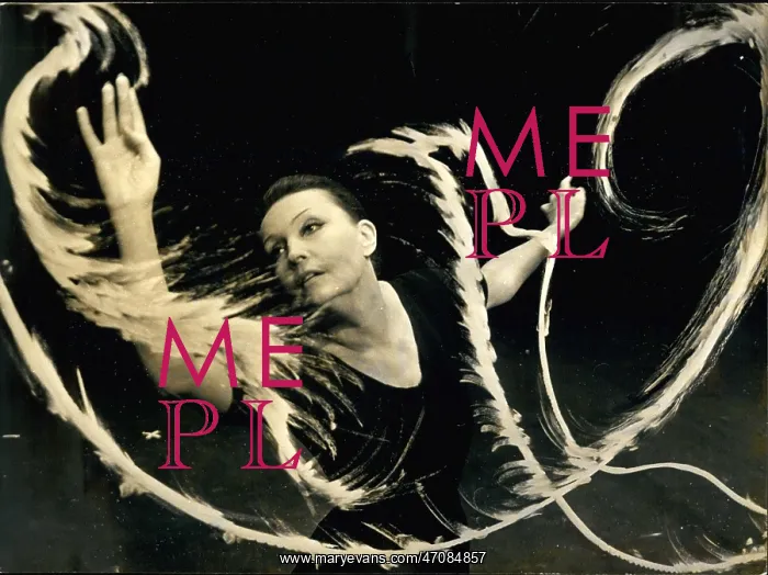 : Ludmilla Tcherina, dancer, dynamogramme, Paris : Ludmilla Tcherina, dancer, dynamogramme, Paris