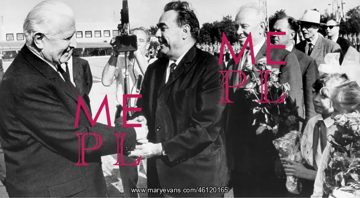 : Ludvik Svoboda and Leonid Brezhnev : Ludvik Svoboda and Leonid Brezhnev