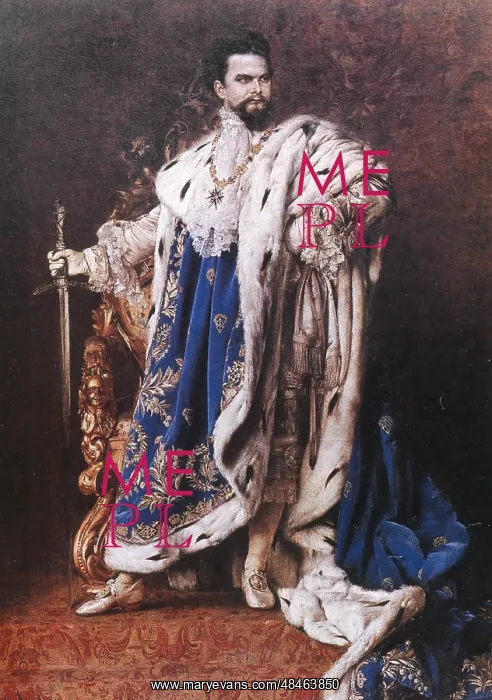 : LUDWIG II. KING LUDWIG II (1845 - 1886), OF BAVARIA Reigned : LUDWIG II. KING LUDWIG II (1845 - 1886), OF BAVARIA Reigned