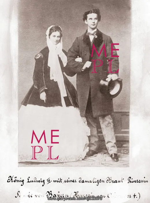 : Ludwig II with Sophie of Bavaria : Ludwig II with Sophie of Bavaria