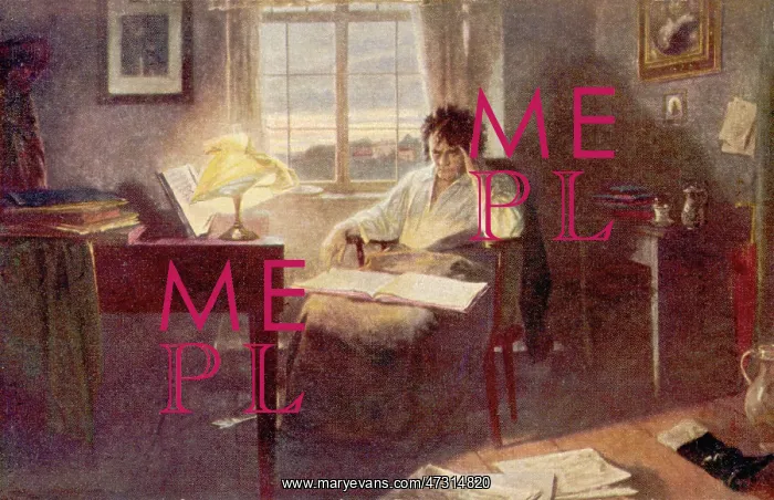  : Ludwig Van Beethoven Composing