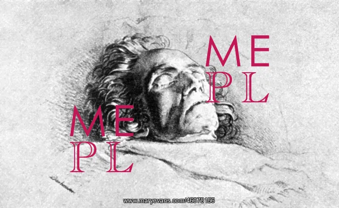 : Ludwig van Beethoven, death, 1827 : Ludwig van Beethoven, death, 1827