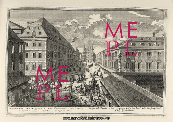 : Lugeck and Rotenturmstrasse in Vienna : Lugeck and Rotenturmstrasse in Vienna