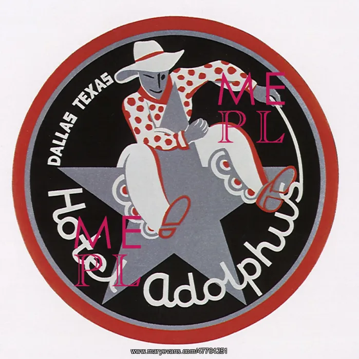  : Luggage Label from Dallas